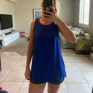 Deep blue tank top - size small